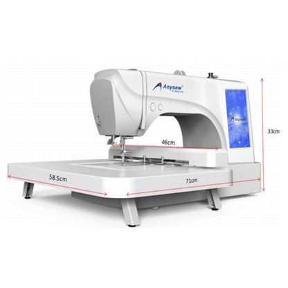 Multi-function Domestic Sewing and embroidery Machine(Frame size:10*10cm+10*23.5cm)